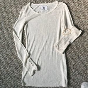 Velvet for calypso cream light weight sweater